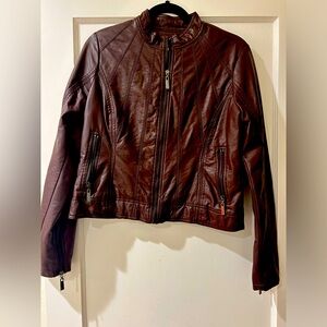 Vegan leather jacket